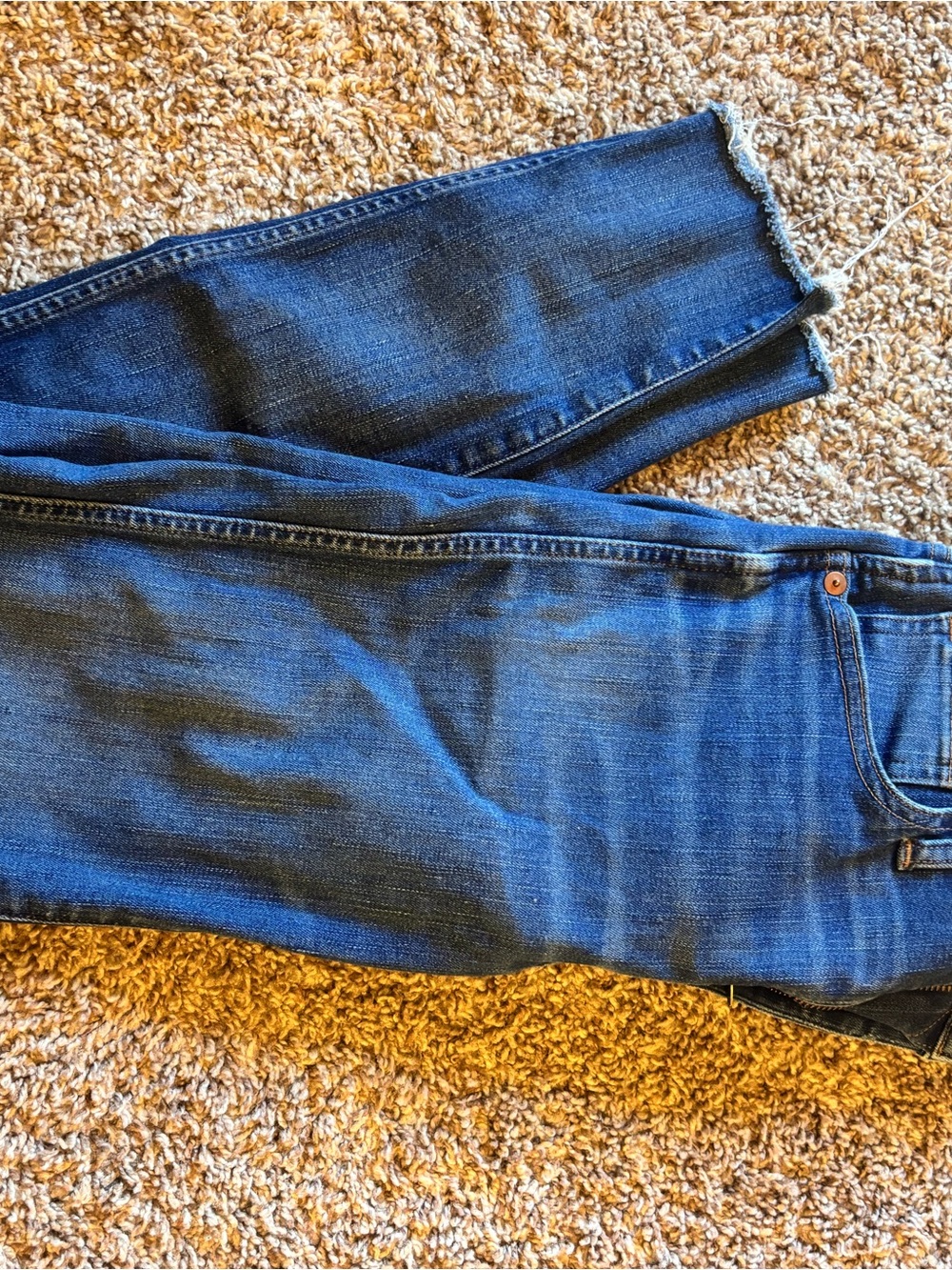 Madewell Women's Skinny Jeans in Dark Blue Denim